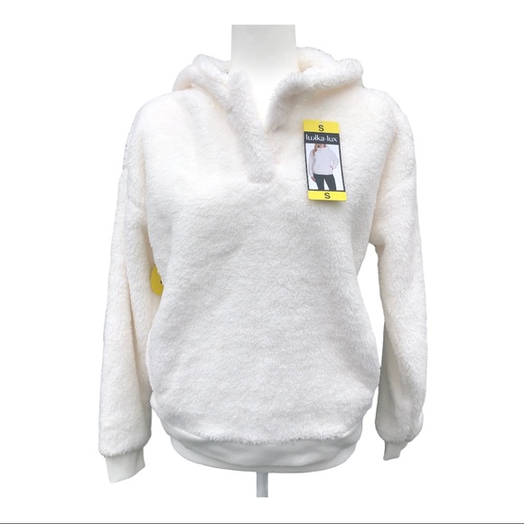 lukka Tops - NWT Lukka Lux Fleece Hooded Pullover
